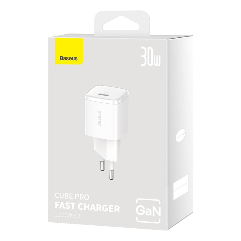 מטען קיר מהיר Baseus Cube Pro USB-C Fast Charger 30W