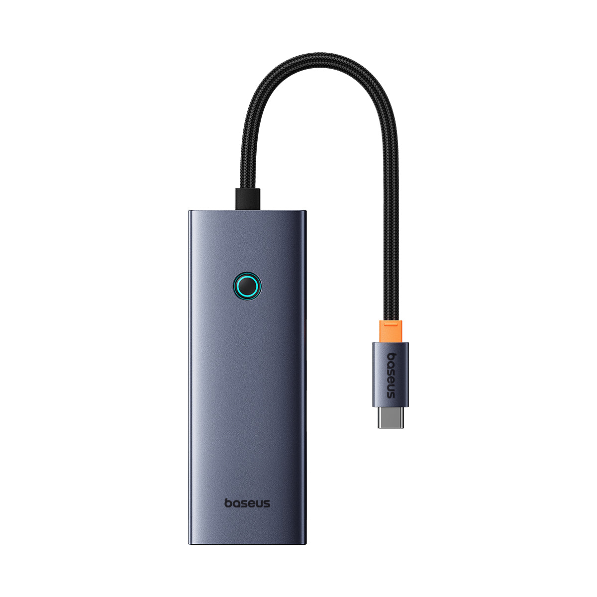 Baseus UltraJoy HUB Adapter Type-C to USB3.0 with gray baseus USB-C hub and braided cable