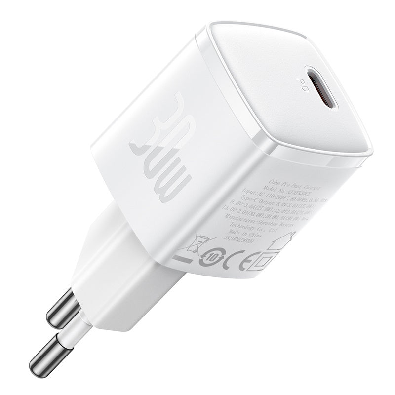 מטען קיר מהיר Baseus Cube Pro USB-C Fast Charger 30W