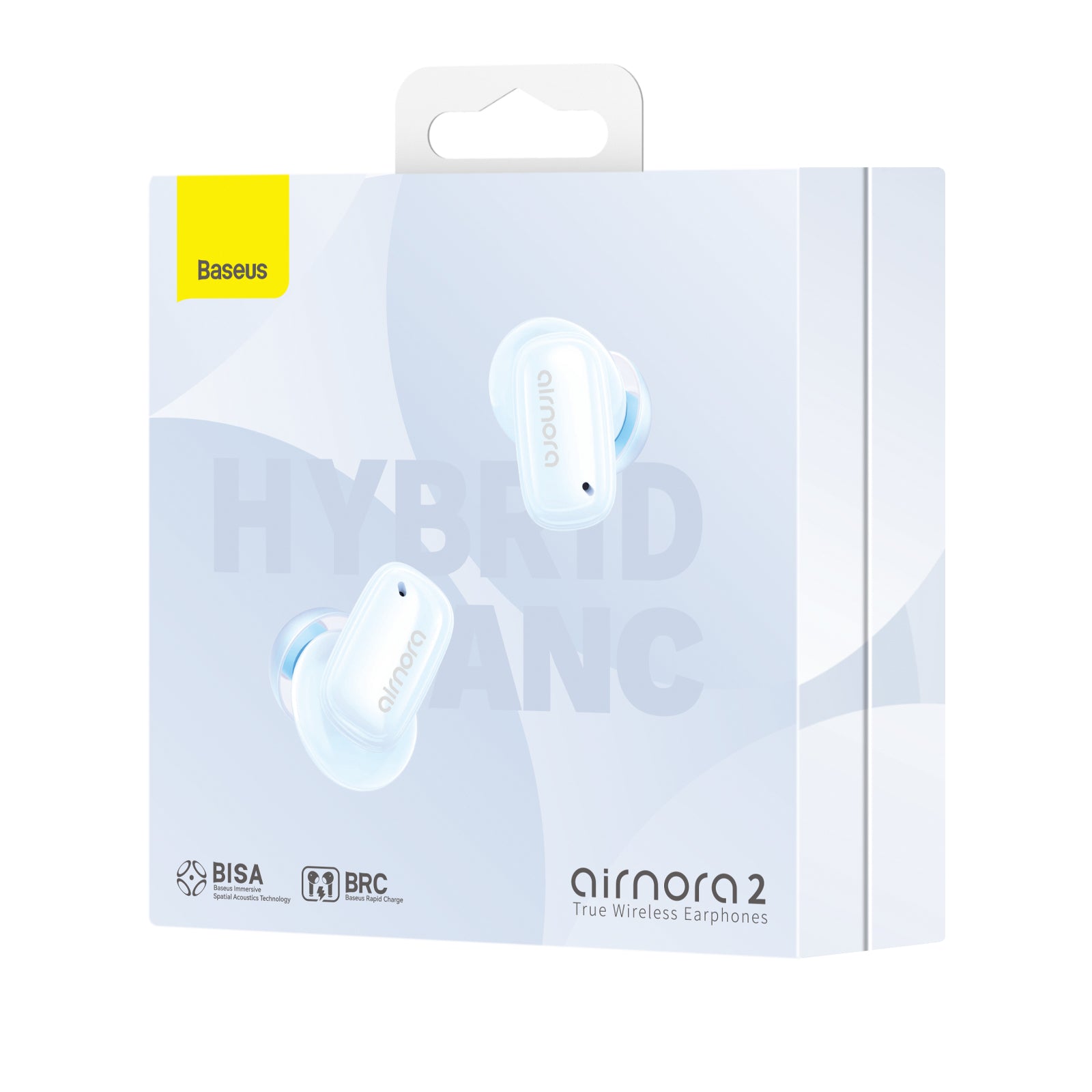 אוזניות אלחוטיות עם מסנן רעשים Baseus AirNora 2 True Wireless Earphones - Galaxy Blue