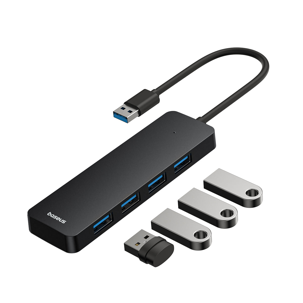 מפצל Baseus UltraJoy Series 4-Port HUB Lite 15cm Cluster
