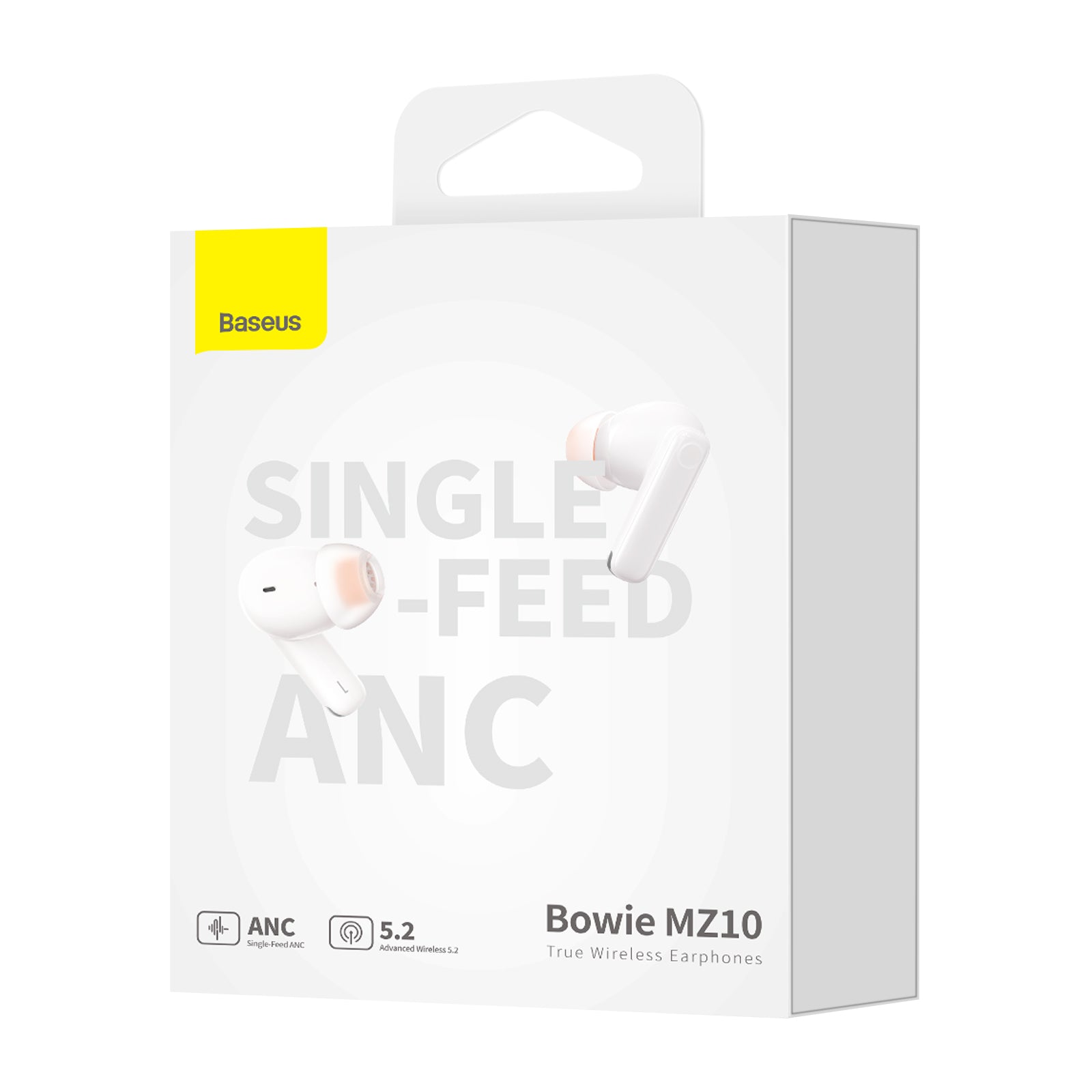 אוזניות אלחוטיות עם מסנן רעשים Baseus Bowie MZ10 True Wireless Earphones - White