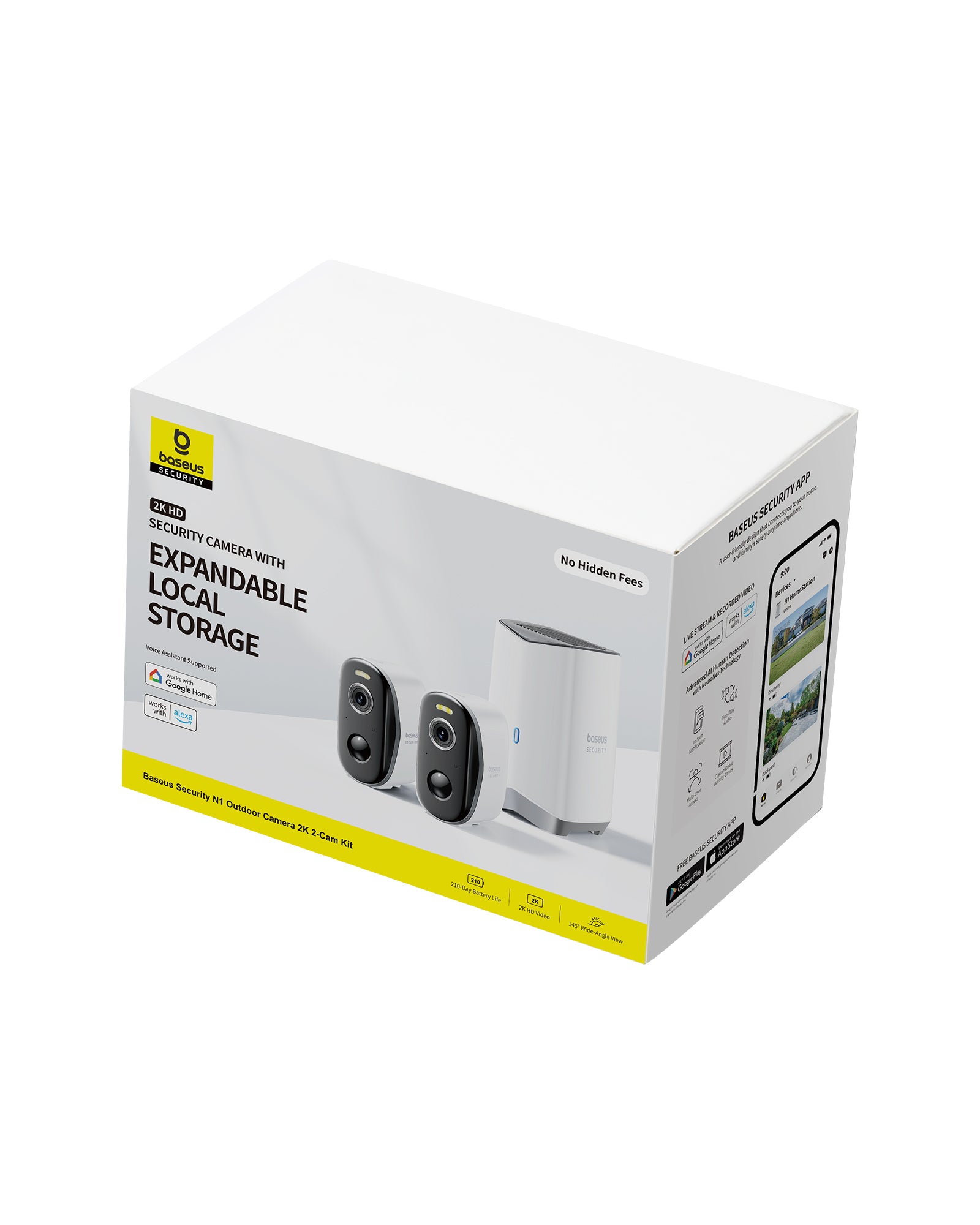 Baseus Security N1+ Outdoor Camera 2K 2Cam Kit
