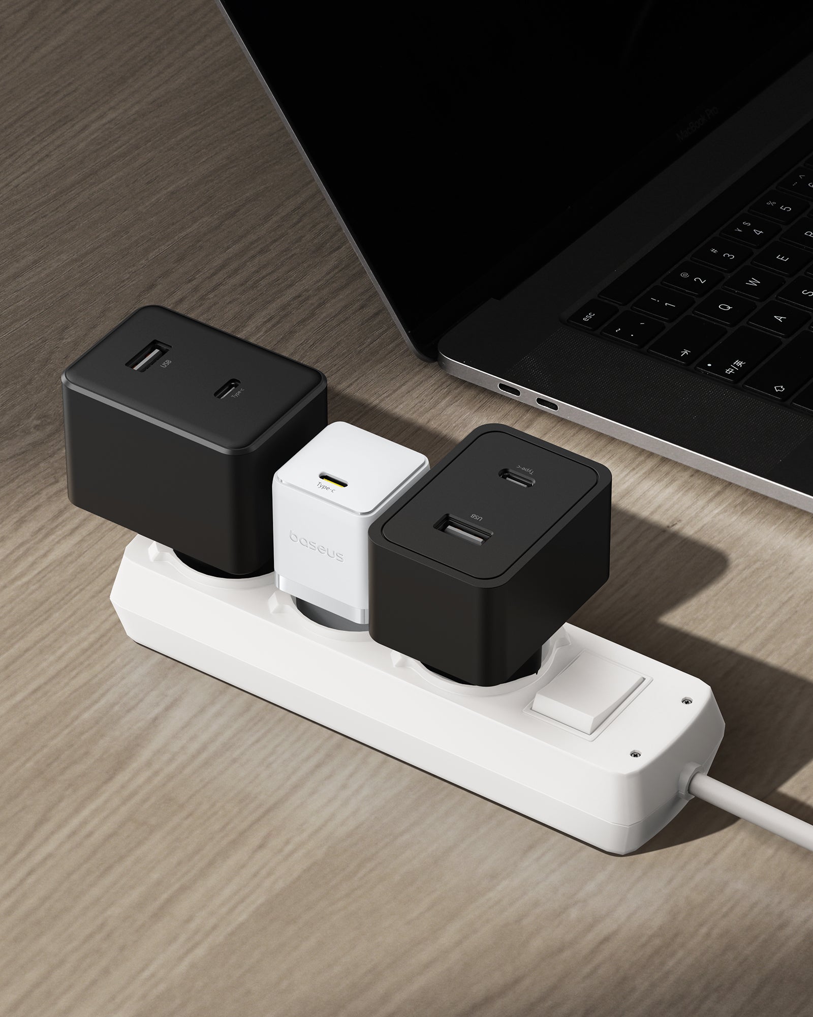 Baseus Palm Fast Charger 1C 20W EU Moon White