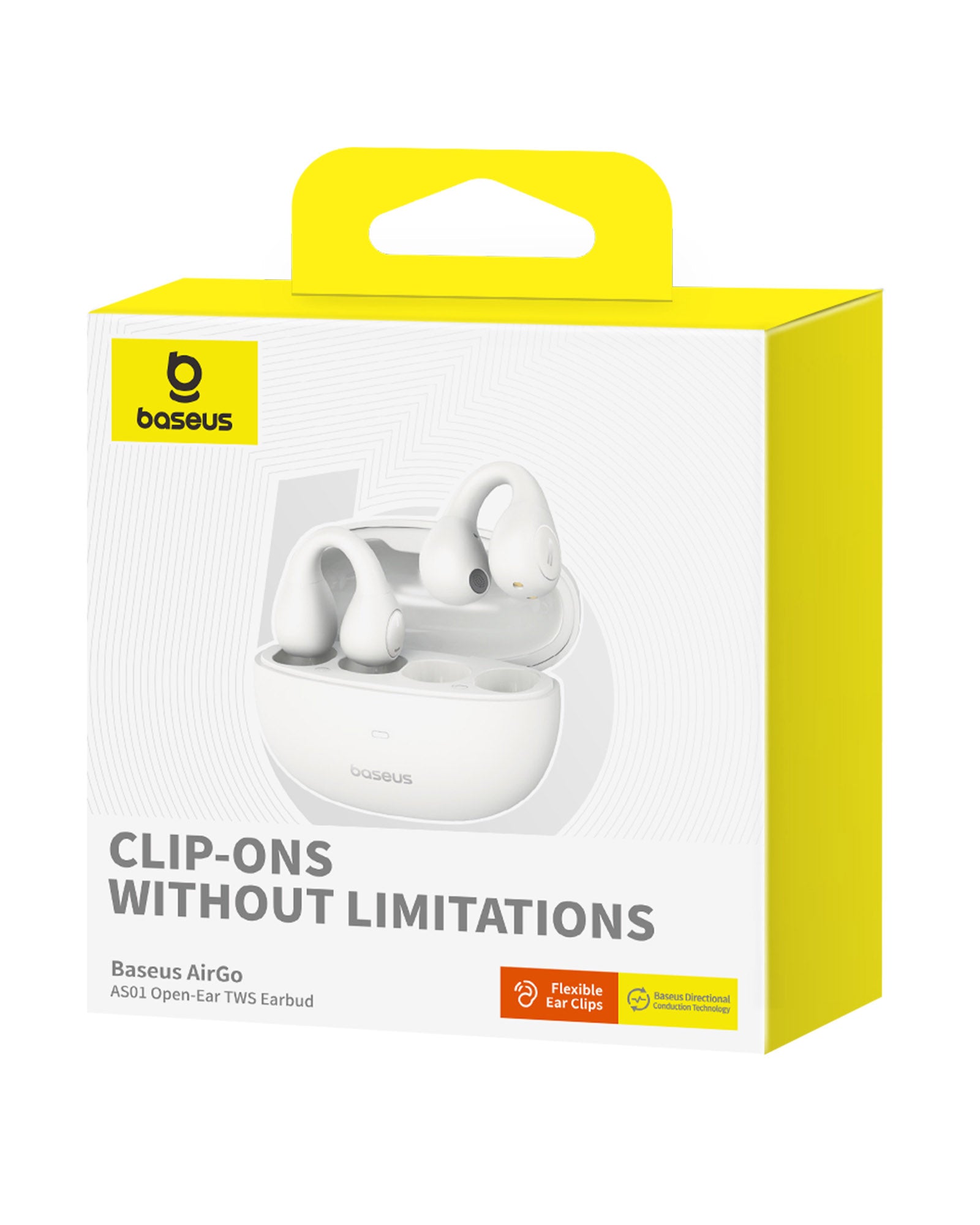 Baseus AirGo AS01 Open-Ear TWS Sports Earbuds - White