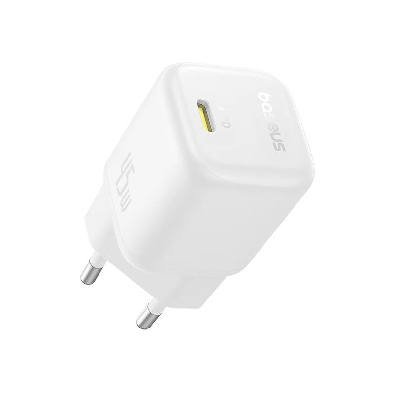 Baseus PicoGo GaN Fast Charger 1C 45W EU Moon White