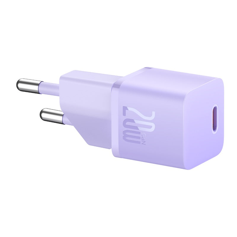 מטען קיר מהיר Baseus GaN5 Fast Charger(mini) 1C 20W
