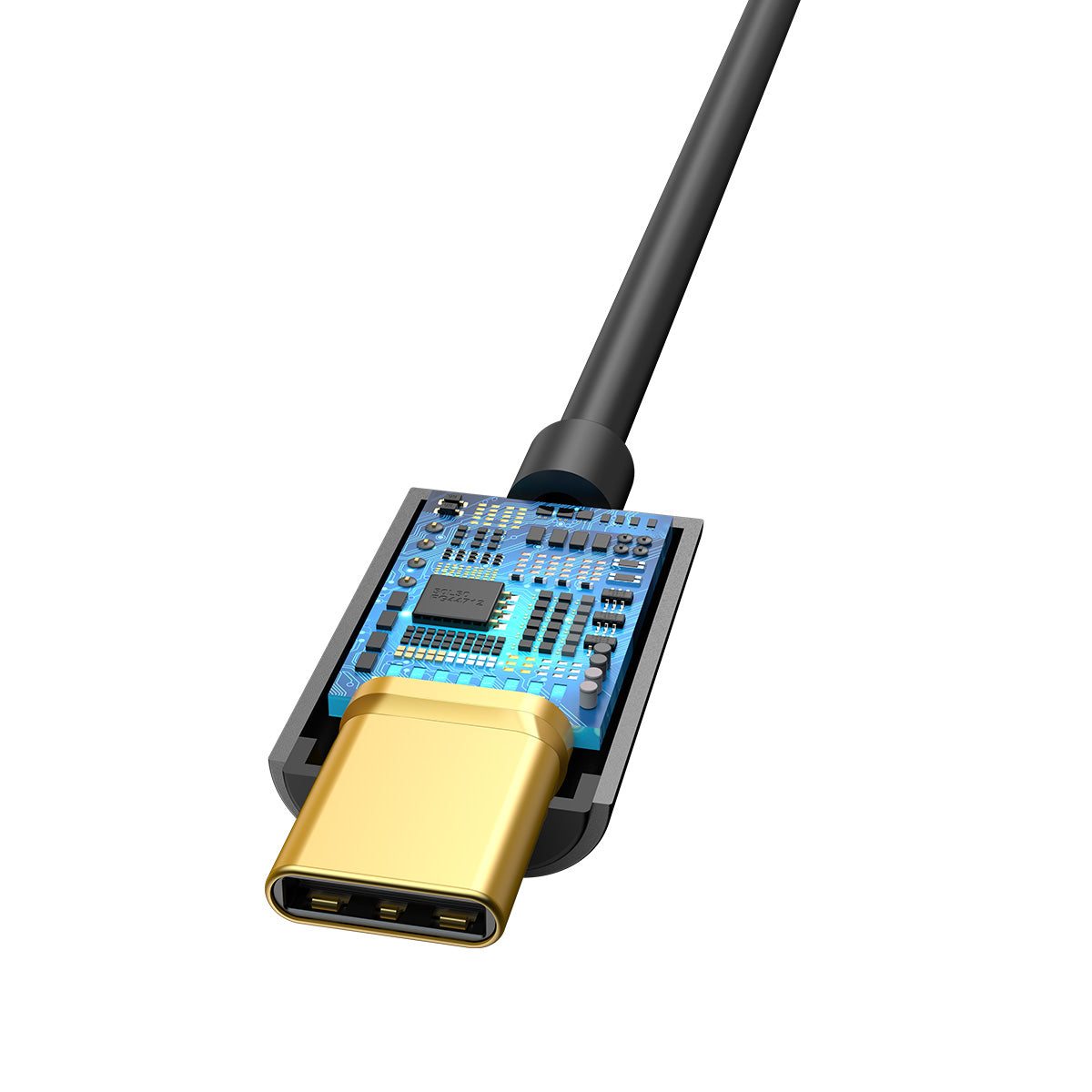 מתאם Baseus Type-C Male to 3.5mm Female Adapter L54