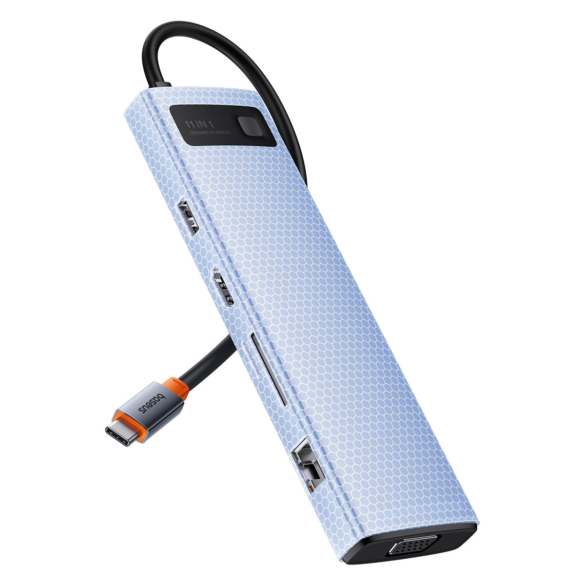 מפצל Baseus Metal Gleam Series 11-Port HUB