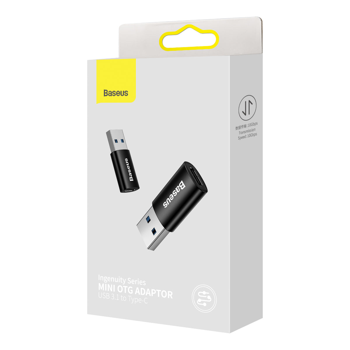מתאם Baseus Ingenuity Series Mini OTG Adaptor USB 3.1 to Type-C