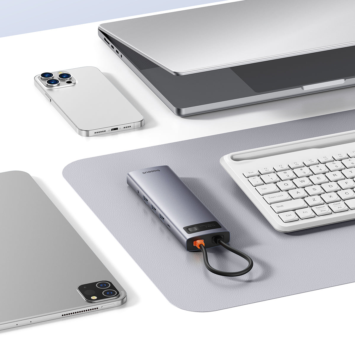 מפצל Baseus Metal Gleam Series 11-Port HUB
