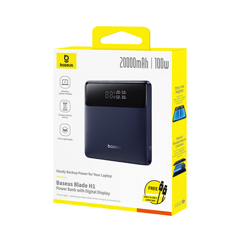 Baseus H1 Fast Charging Power Bank with Digital Display 200