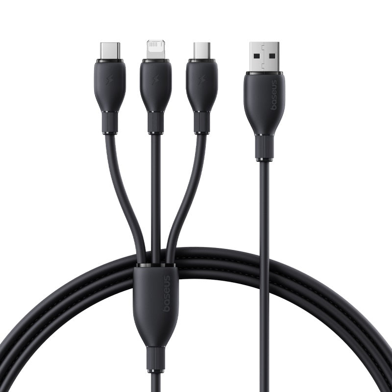 Baseus Ultra-Fast One-for-Three Fast Charging Cable USB-A