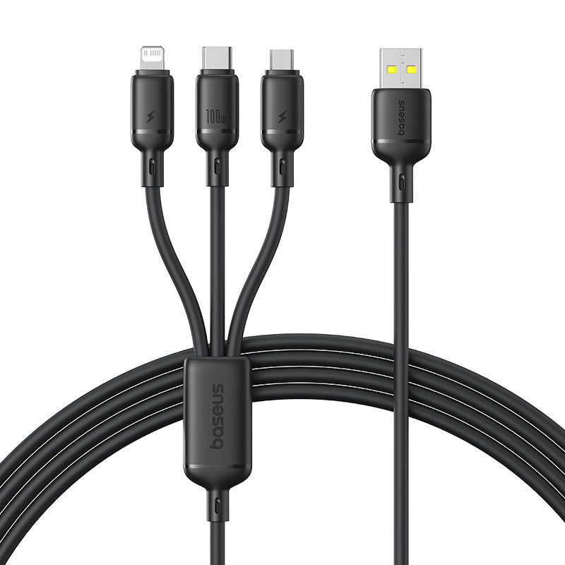 Baseus Silky One-for-Three Fast Charging Cable USB-C