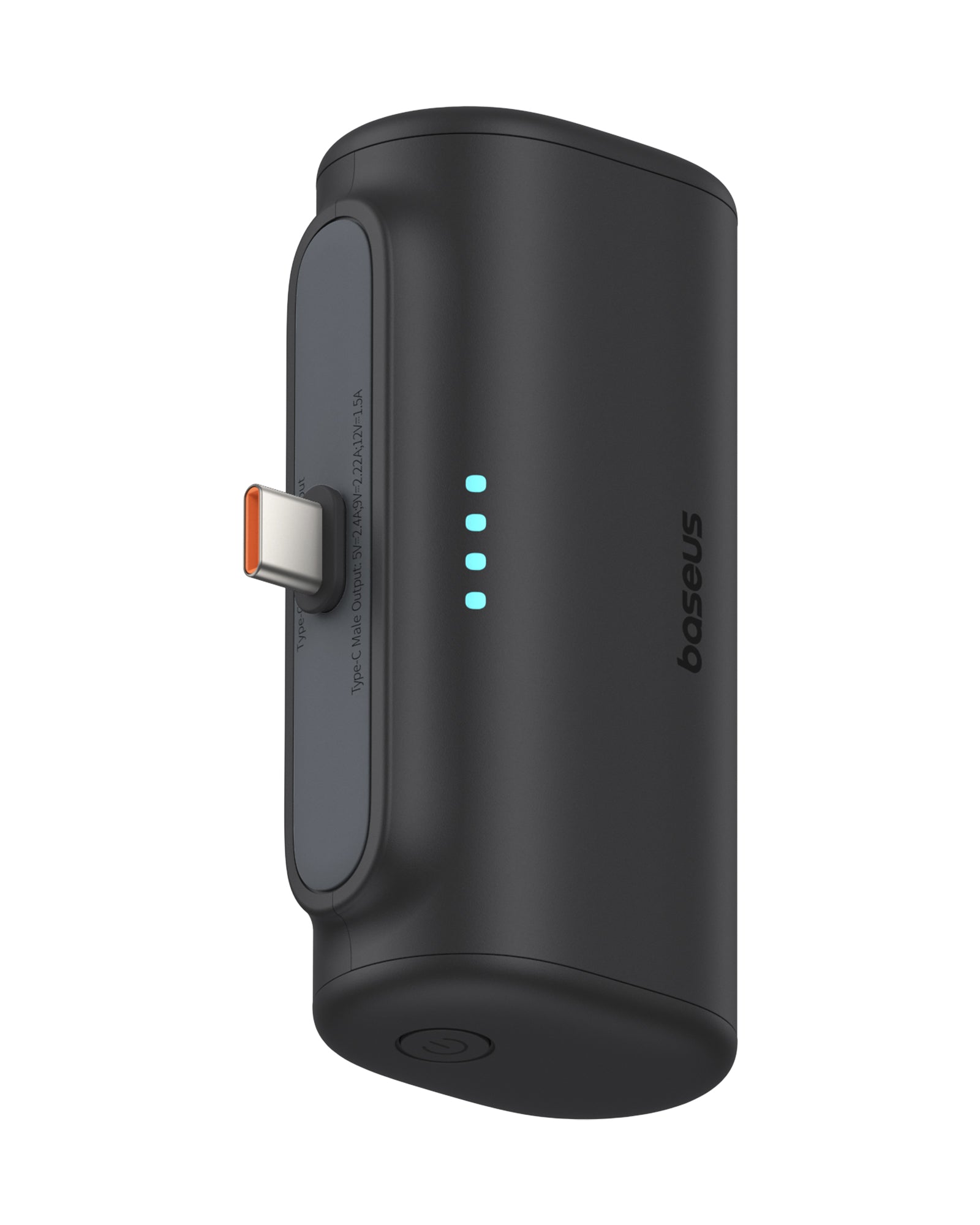 בנק כוח נייד שחור Baseus Compact Power Bank Type-C 5000mAh 20W PD