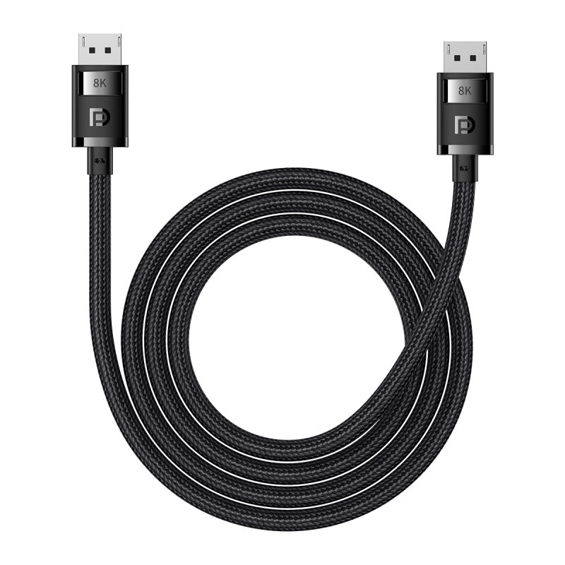 Baseus DP to DP Cable - 8K to DP 8K - 2M - Black