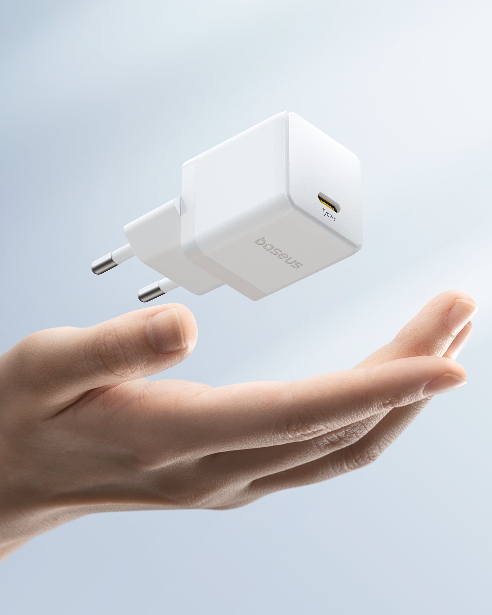 Baseus Palm Fast Charger 1C 20W EU Moon White