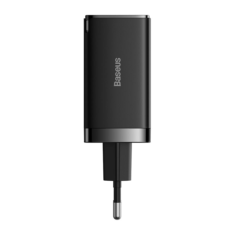 מטען קיר מהיר Baseus Fast Charger 2C+U 65W with Cable C to C 100W