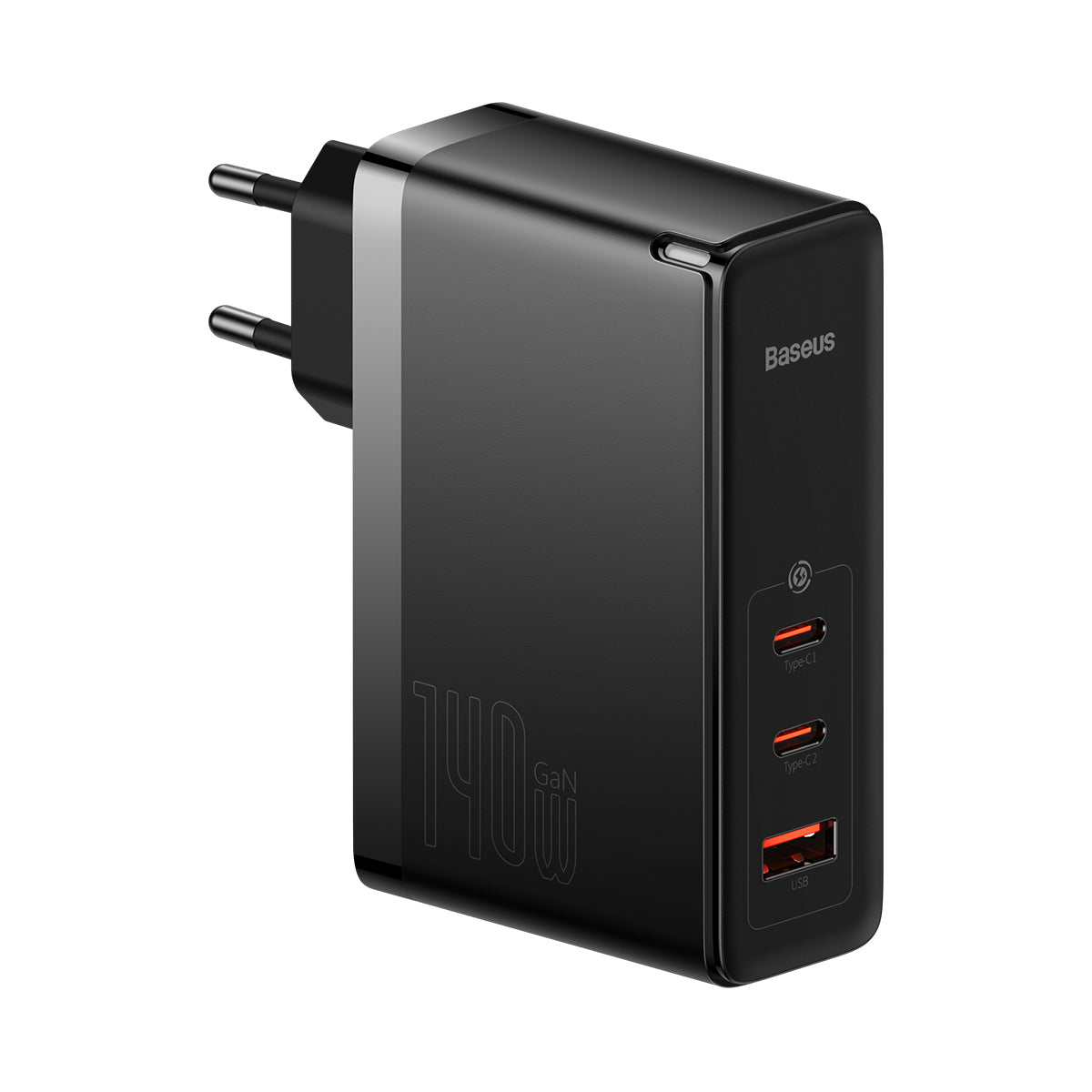 מטען קיר רב-יציאות שחור Baseus GaN5 Pro במהירות 140W