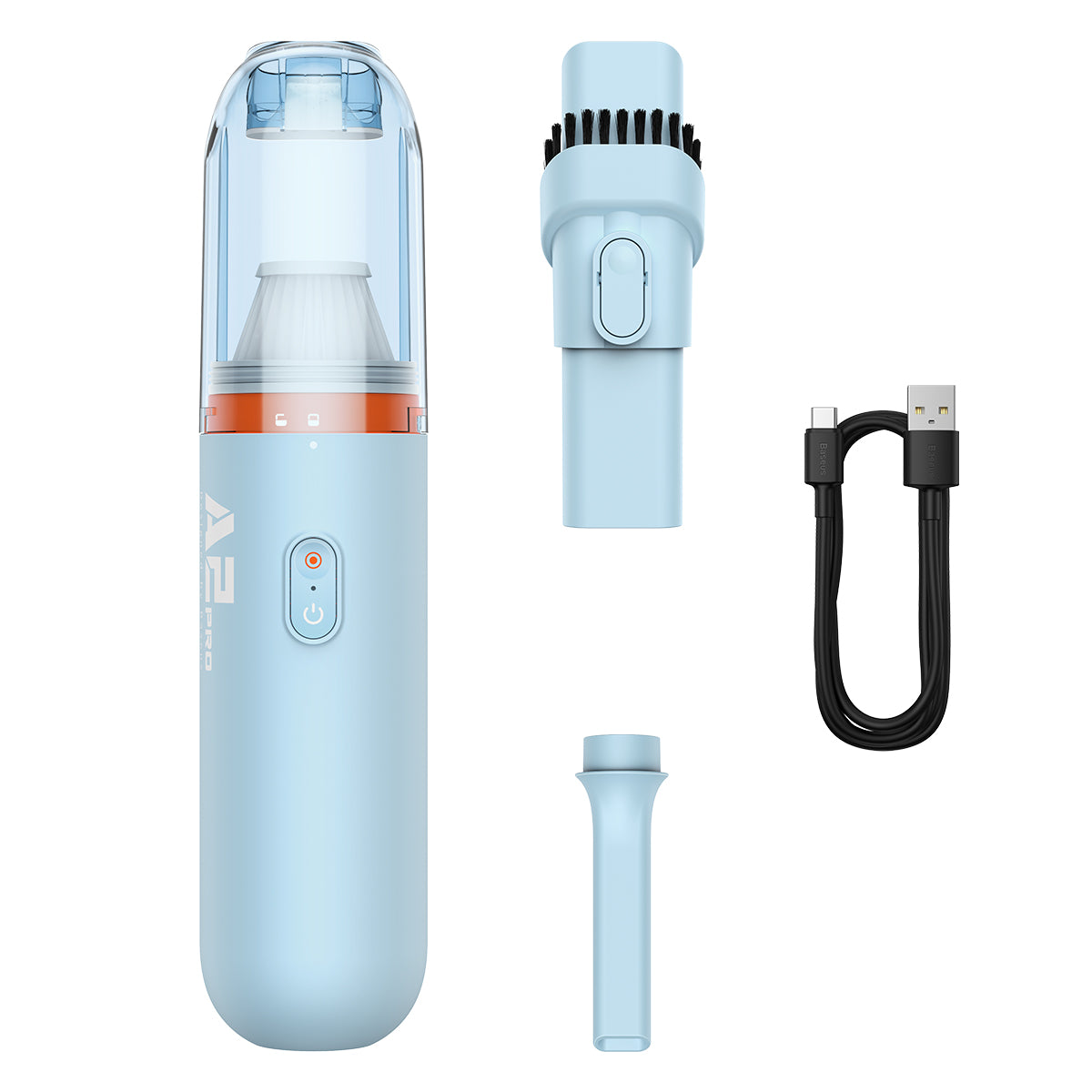 שואב נייד לרכב Baseus A2Pro Car Vacuum Cleaner(6000pa) - Blue
