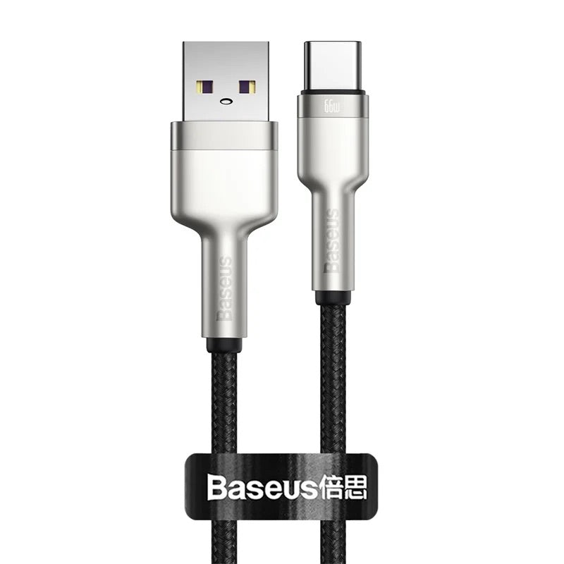 Baseus Cafule Cable USB-A to Type-C 66W 0.25m - Black
