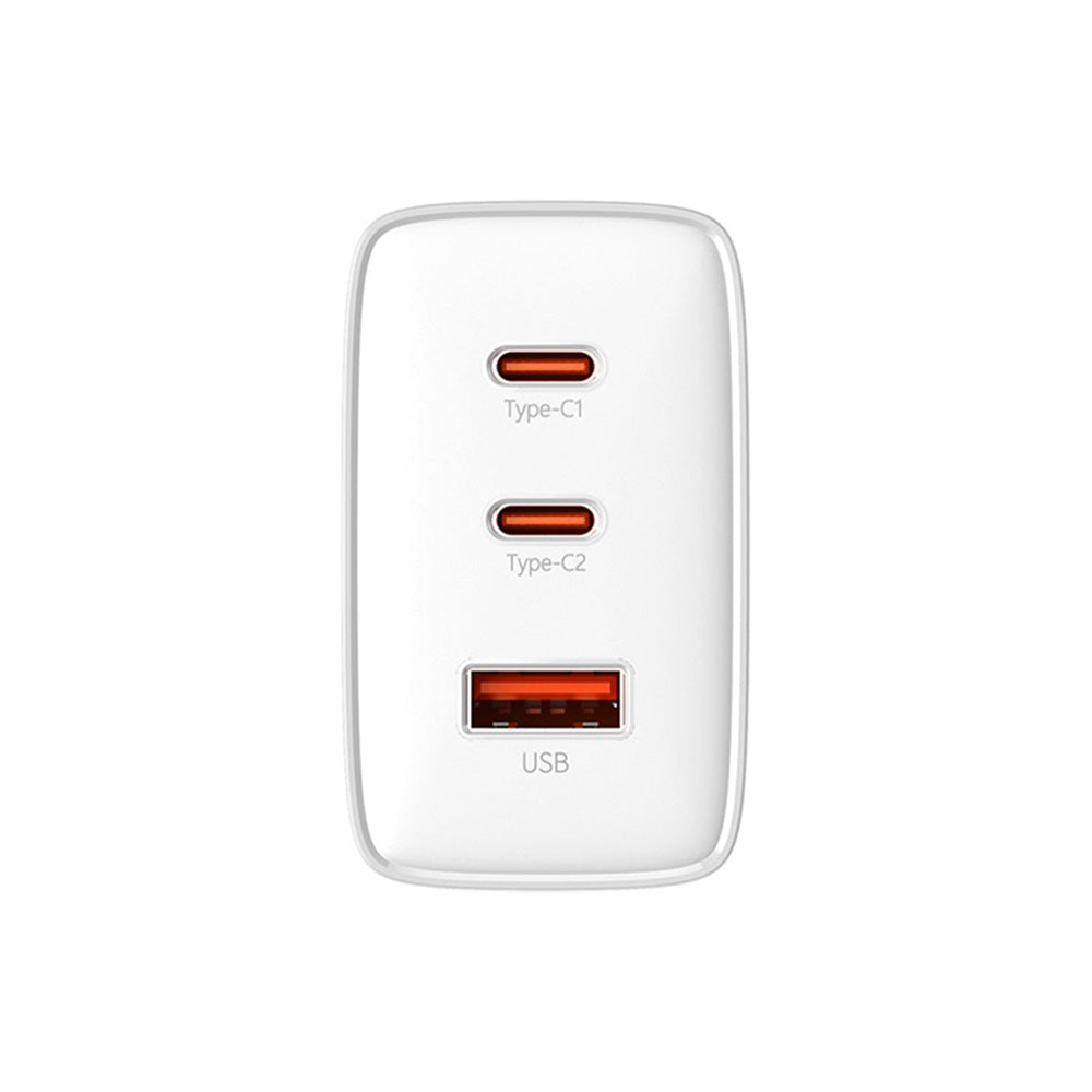 OS-Baseus Cube Pro Fast Charger 2C+U 65W EU Moon White