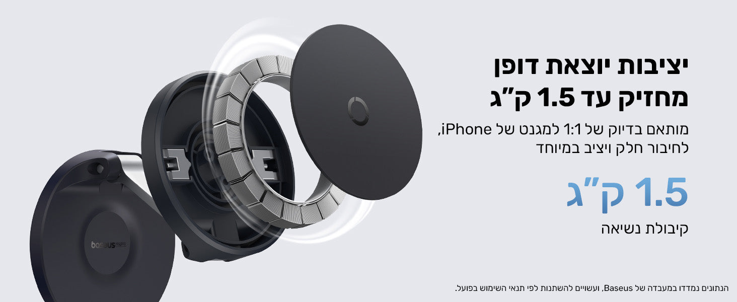 Baseus MagPro Magnetic Foldable Phone Mount Cluster Black feature image