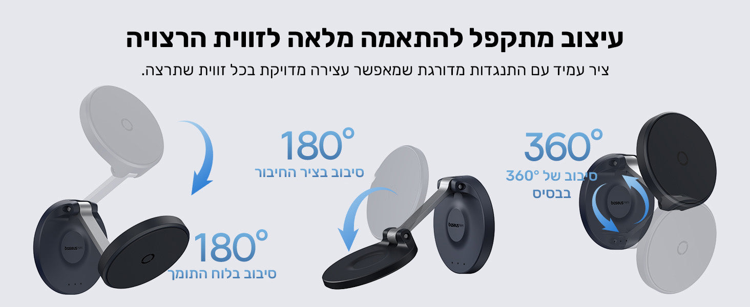 Baseus MagPro Magnetic Foldable Phone Mount Cluster Black feature image