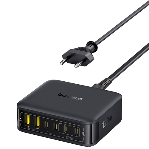 Baseus FH21 Desktop Charging Station 4C+2U 120W Black