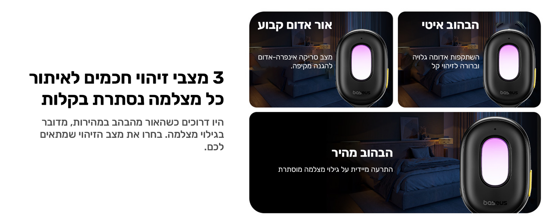 Baseus Heyo Series II Camera Detector feature image