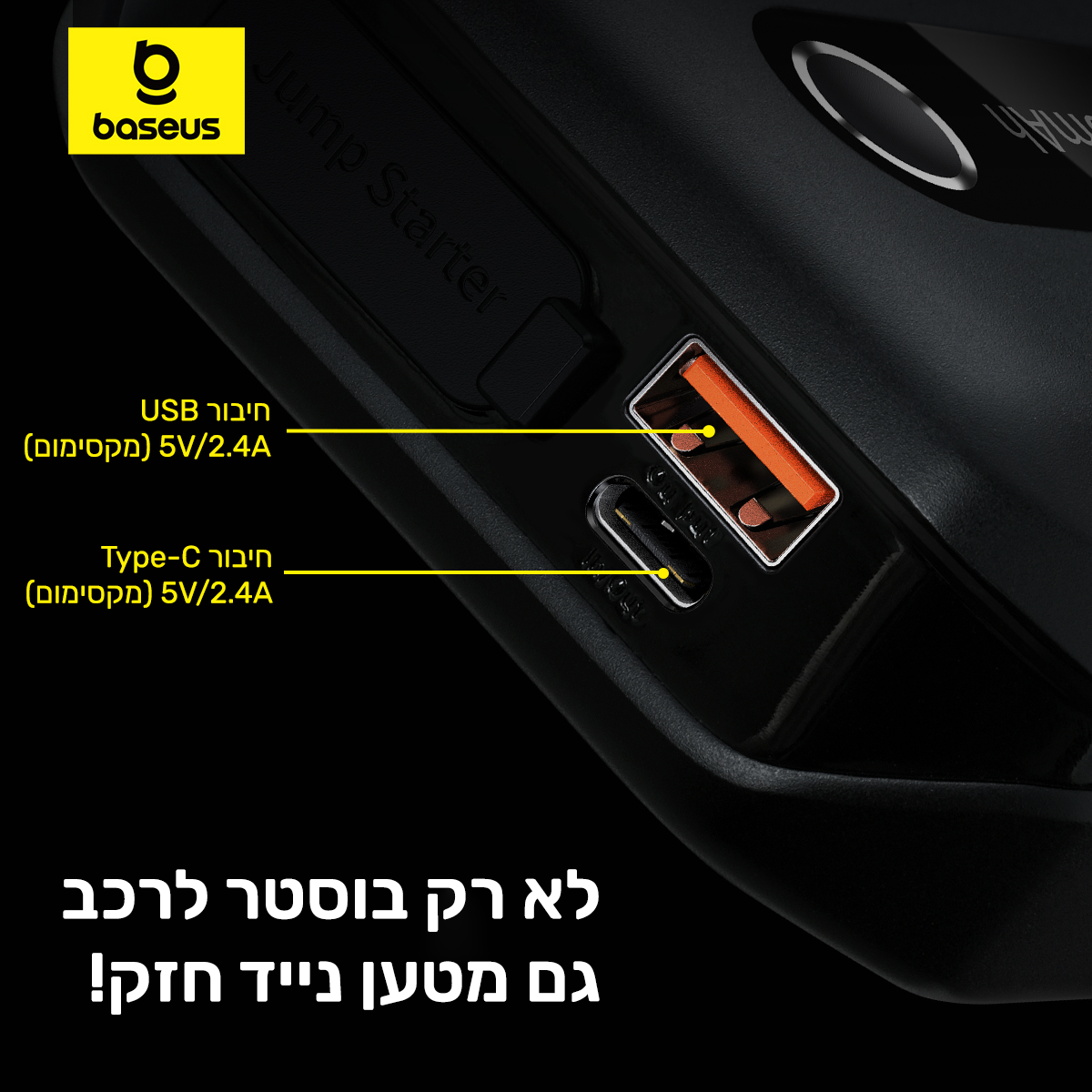 Baseus Super Energy Air Series Car Jump Starter 10000mAh feature image